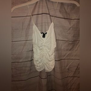 Women white tank top small